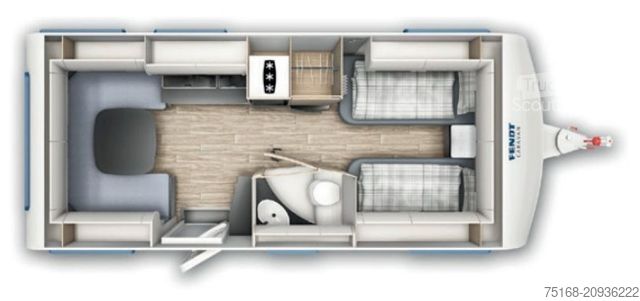 Rulotă FENDT Apero 515 SG Blackline / Mover / Fahrradträger