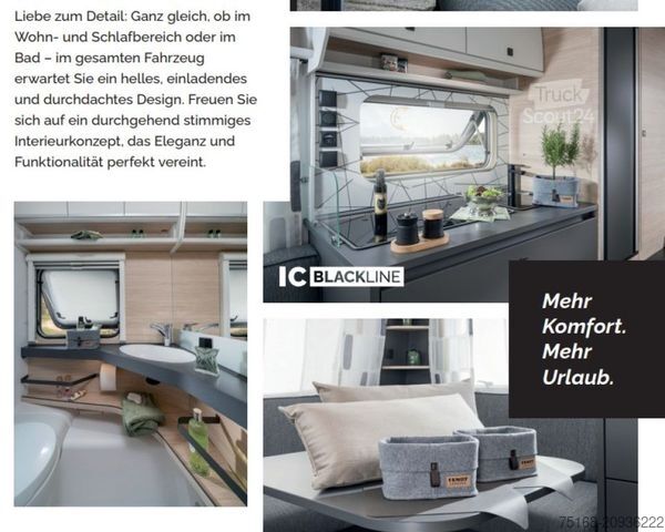 Rulotă FENDT Apero 515 SG Blackline / Mover / Fahrradträger