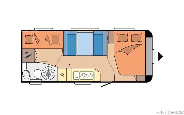 Lakókocsi HOBBY Excellent Edition 545 KMF Modell 2026