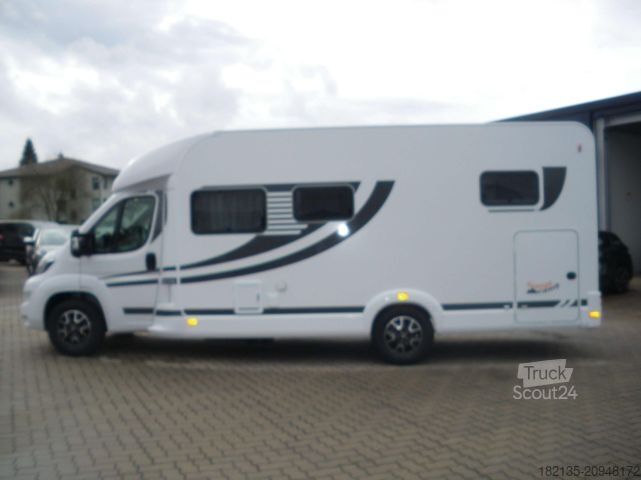 Daļēji integrēta kemperis ORANGECAMP /Knaus T 740 EB -TV-SAT-NAVI-MARKISE-HUBBETT