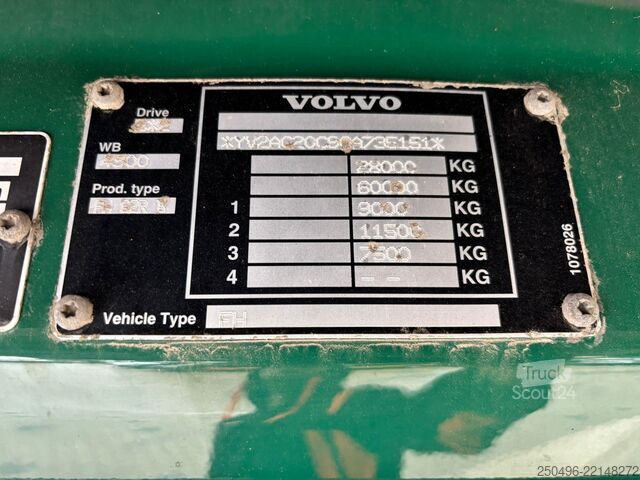 Odprto telo Volvo FH 460 6x2*4 FASSI F315 A2.25 / PLATFORM L=6917 mm
