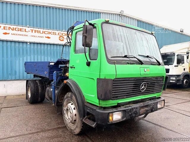 Wywrotka Mercedes-Benz 1617 C 4x2 KIPPER WITH CRANE (6-CILINDER ENGINE...