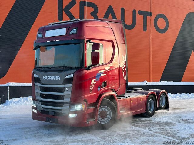 Standartinis traktorius Scania R 500 6x2 HYDRAULICS / RETARDER / DOUBLE BOGIE