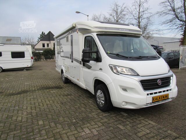 Demi-intégralité Hymer 598 Exsis-T Semi-initegraal Queensbed nieuw mod...