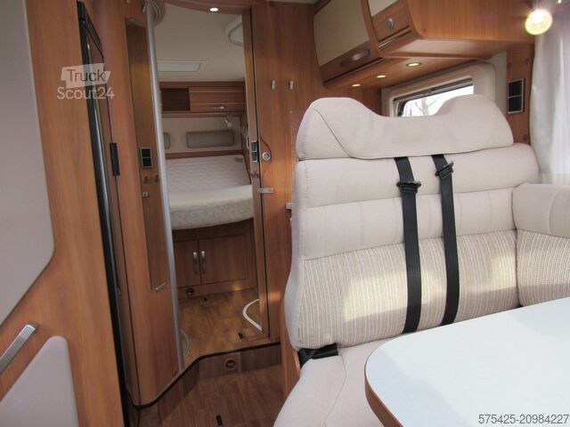 Demi-intégralité Hymer 598 Exsis-T Semi-initegraal Queensbed nieuw mod...