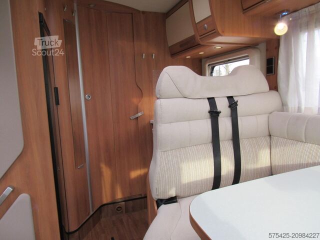 Demi-intégralité Hymer 598 Exsis-T Semi-initegraal Queensbed nieuw mod...