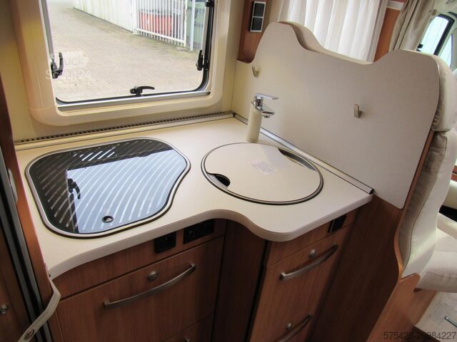 Demi-intégralité Hymer 598 Exsis-T Semi-initegraal Queensbed nieuw mod...