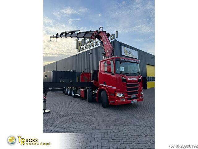 Vrachtwagen met kraan Scania R 500 + FASSI 110 TON 8x HYDRO + 10x4 + EURO 6