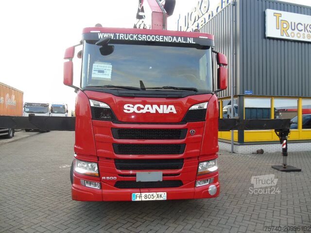 Vrachtwagen met kraan Scania R 500 + FASSI 110 TON 8x HYDRO + 10x4 + EURO 6