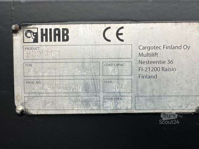 Haakarm vrachtwagen MAN TGS 35.480 8X4 BL TGS 35.400 8x4 BL, Schub-Knick bis 6,5m Container