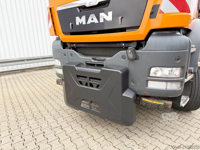 Torenkraan MAN TGS 28.400 6X4-4 BL TGS 28.400 6X4-4 BL, Winterdienstausstattung, Lenk-/Lift, Kran Palfinger PK12001-EH, Funk