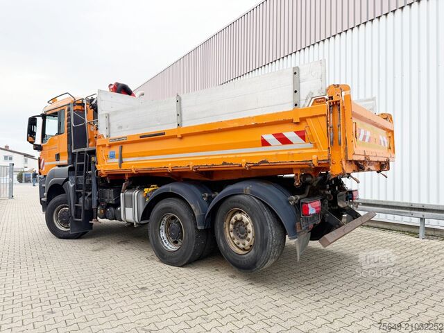 Torenkraan MAN TGS 28.400 6X4-4 BL TGS 28.400 6X4-4 BL, Winterdienstausstattung, Lenk-/Lift, Kran Palfinger PK12001-EH, Funk