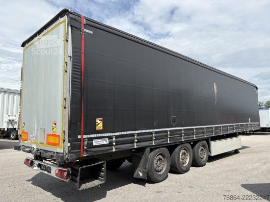 Otvorena poluprikolica sa ceradom SCHMITZ PLANE, VARIOS, LIFTACHSE,  EDSCHA-VERDECK, UNFALLFAHRZEUG/FAHRBEREIT