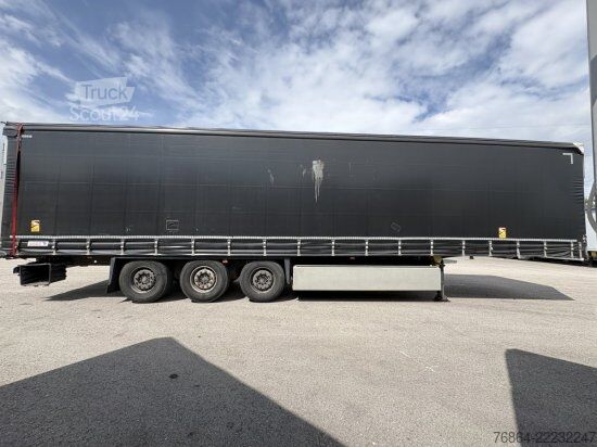 Otvorena poluprikolica sa ceradom SCHMITZ PLANE, VARIOS, LIFTACHSE,  EDSCHA-VERDECK, UNFALLFAHRZEUG/FAHRBEREIT