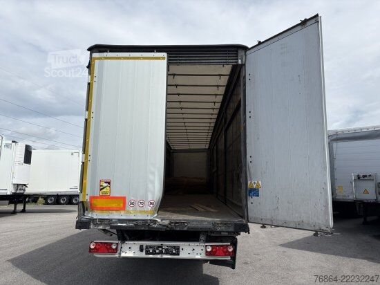 Otvorena poluprikolica sa ceradom SCHMITZ PLANE, VARIOS, LIFTACHSE,  EDSCHA-VERDECK, UNFALLFAHRZEUG/FAHRBEREIT