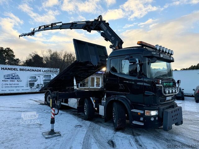 Tipper with crane Scania G440 Tipper + FASSI F365XP + Fly jibb, Euro 6, ...