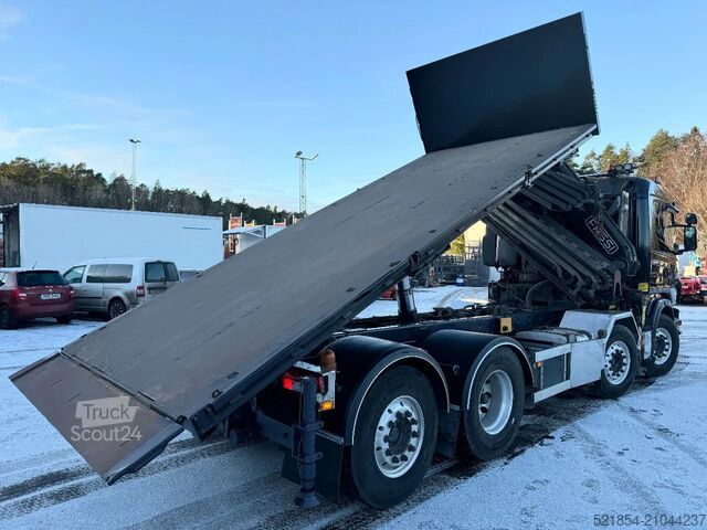 Tipper with crane Scania G440 Tipper + FASSI F365XP + Fly jibb, Euro 6, ...