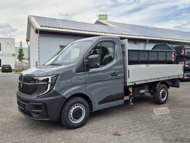 Pick-up skåpbil renault Master L2H1 (neues Mod.) Alupritsche m. Kran