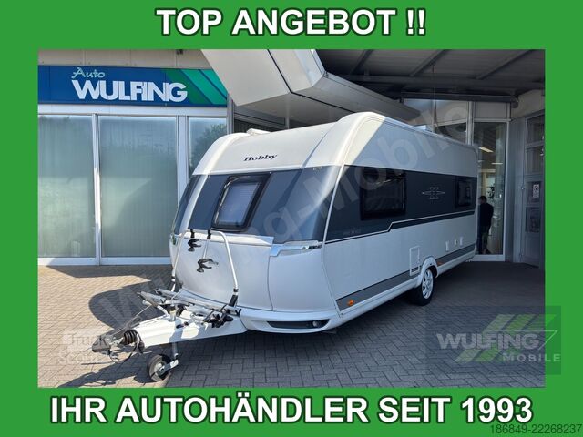 Husvagn HOBBY 495 UL Prestige Klima +Sat-Anlage +Solar +Mover
