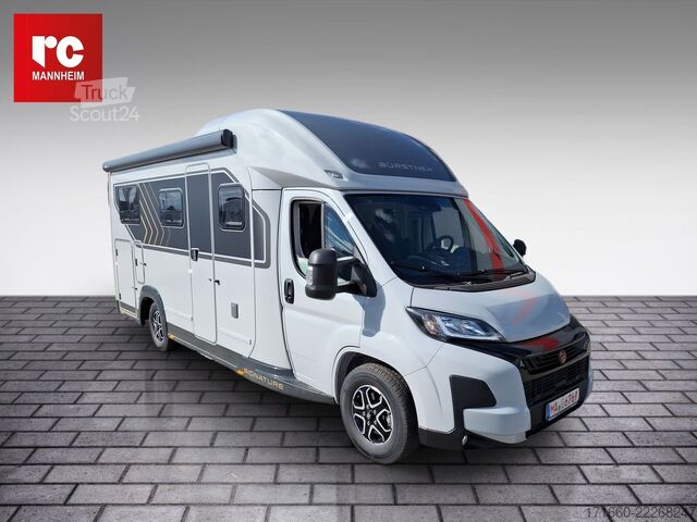 Half-integraal camper BÜRSTNER Signature SFT 7.1 Markise, grau/gold