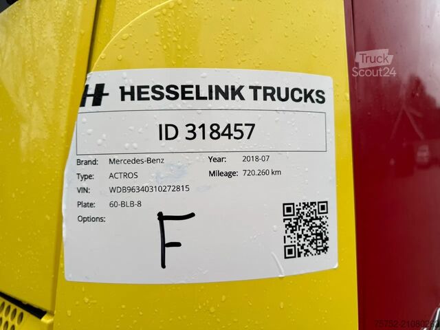 Standard-SZM Mercedes-Benz Actros 1840 4X2 720.260KM