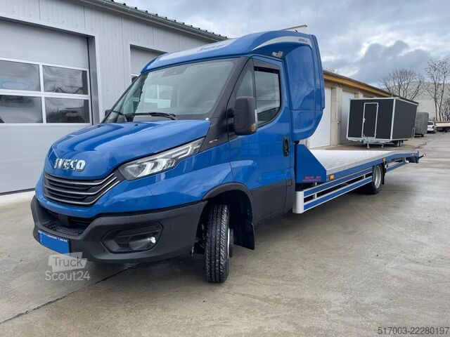 Evakuatora automašīna IVECO Daily, mit 3 Achs Fahrzeugtranspor Abschleppwagen 5200 kg