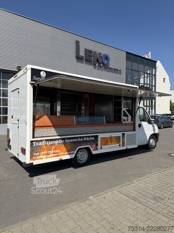 Özelleştirilmiş panelvan fiat Ducato Imbiswagen Abzugshaube/ Lavasteingrill