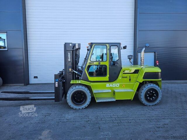 Wózek widłowy czołowy SAGO C80D - Container-Indoor-Stapler