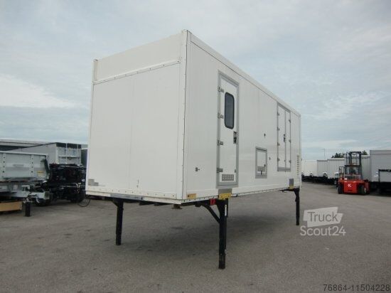 Anhänger-Wechselfahrgestell KRONE WECHSELPRITSCHE 7,30 METER KOFFER SPEZIALAUFBAU, MOBILER MESSESTAND