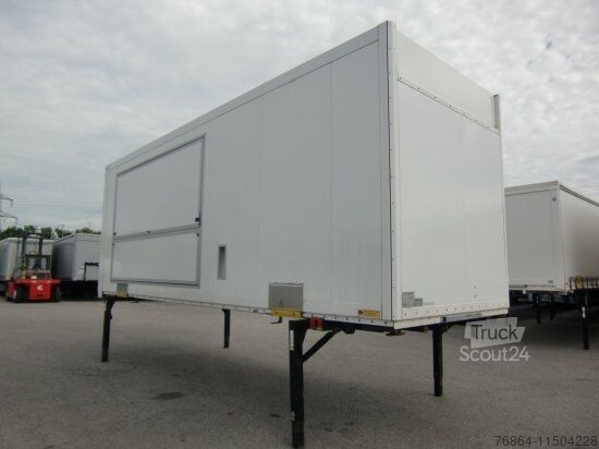 Anhänger-Wechselfahrgestell KRONE WECHSELPRITSCHE 7,30 METER KOFFER SPEZIALAUFBAU, MOBILER MESSESTAND