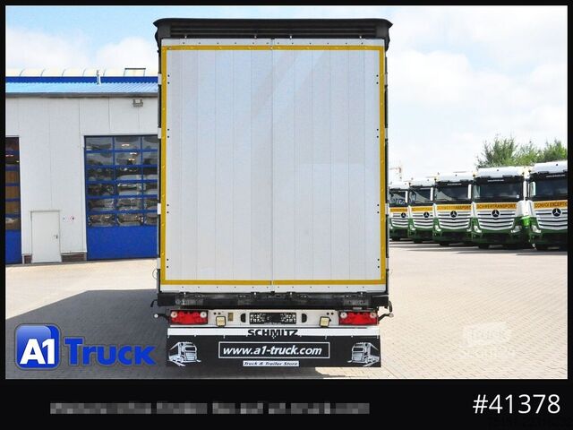 Öppen semitrailer med kapell SCHMITZ SCB  24, Mega, Speed Curtain, VDI 2700, neue Plane
