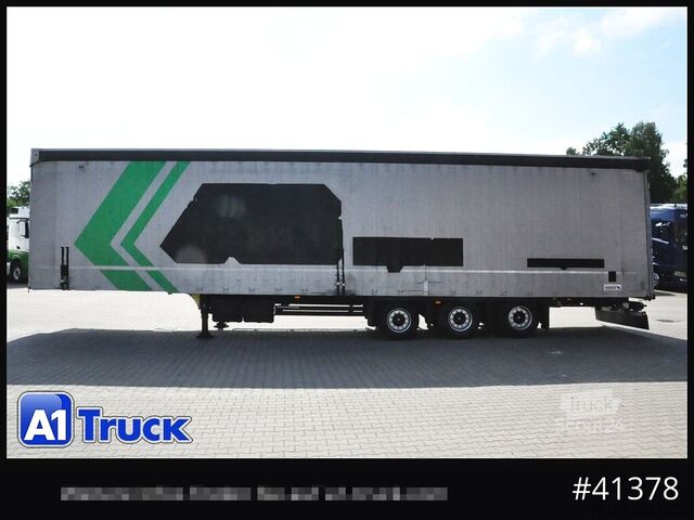 Öppen semitrailer med kapell SCHMITZ SCB  24, Mega, Speed Curtain, VDI 2700, neue Plane