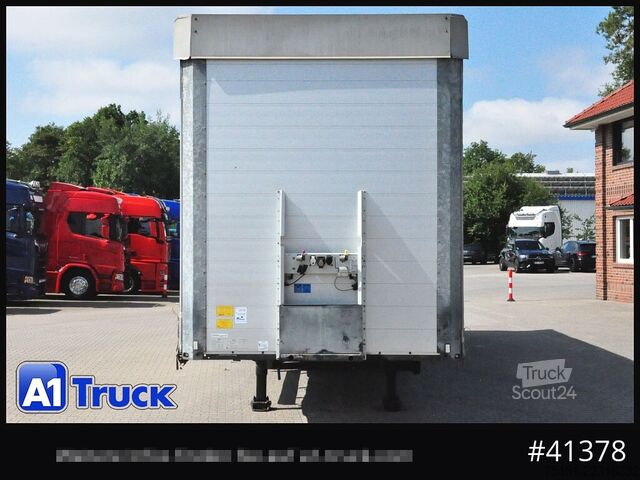 Öppen semitrailer med kapell SCHMITZ SCB  24, Mega, Speed Curtain, VDI 2700, neue Plane