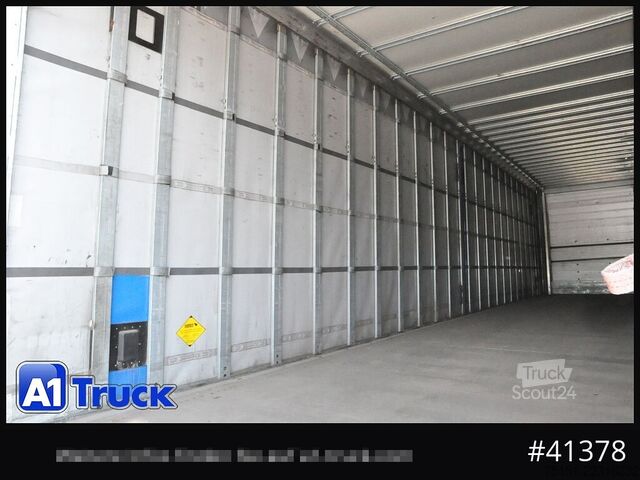 Öppen semitrailer med kapell SCHMITZ SCB  24, Mega, Speed Curtain, VDI 2700, neue Plane