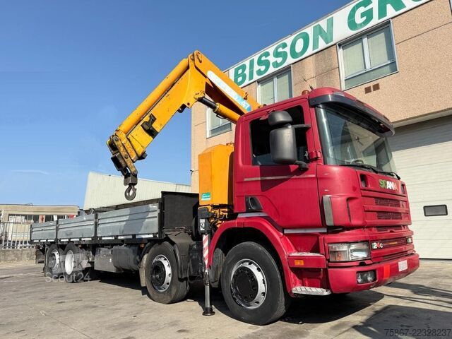 Platós teherautó SCANIA CV P 124
