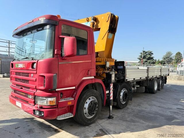 Platós teherautó SCANIA CV P 124