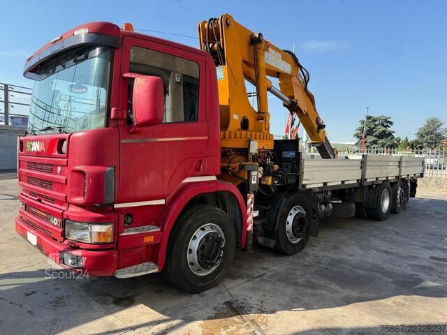 Platós teherautó SCANIA CV P 124
