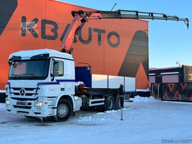 Atvērtā virsbūve Mercedes-Benz Actros 2548 6x2*4 PK 20002 / PLATFORM L=6411 mm