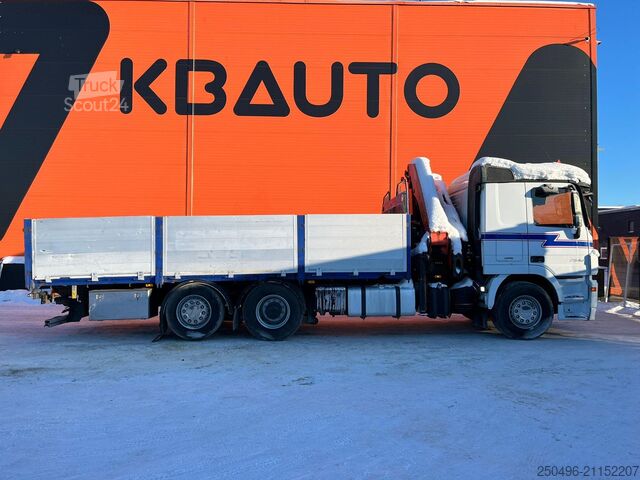 Atvērtā virsbūve Mercedes-Benz Actros 2548 6x2*4 PK 20002 / PLATFORM L=6411 mm