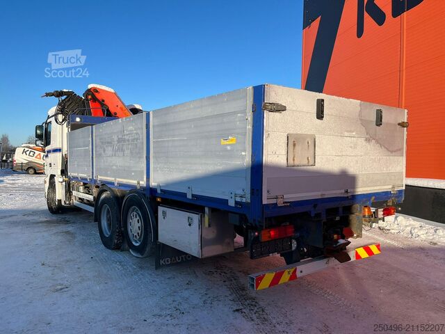 Atvērtā virsbūve Mercedes-Benz Actros 2548 6x2*4 PK 20002 / PLATFORM L=6411 mm