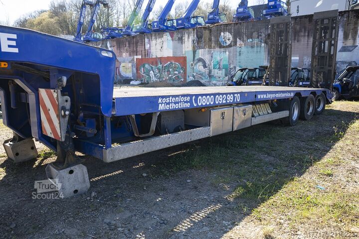 Tieflader-Auflieger für Baumaschinen Zanner STL 38 - Sanh Tieflader Spezial