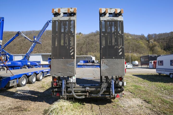 Tieflader-Auflieger für Baumaschinen Zanner STL 38 - Sanh Tieflader Spezial
