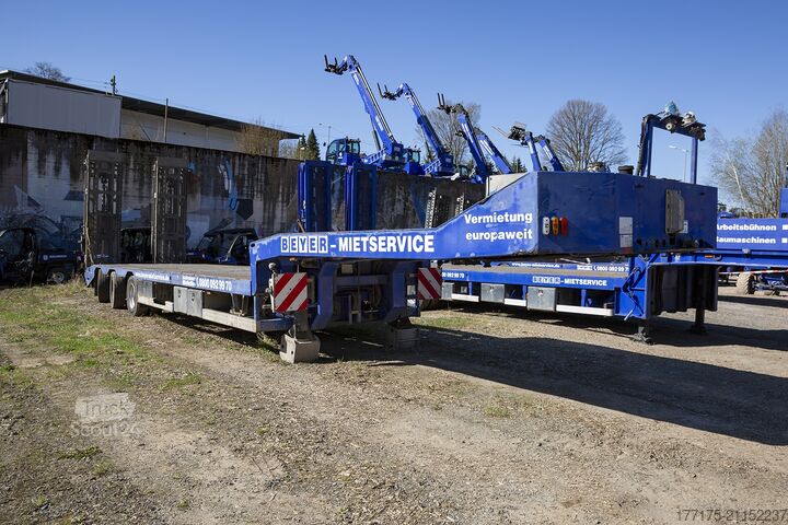 Tieflader-Auflieger für Baumaschinen Zanner STL 38 - Sanh Tieflader Spezial