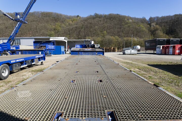 Tieflader-Auflieger für Baumaschinen Zanner STL 38 - Sanh Tieflader Spezial