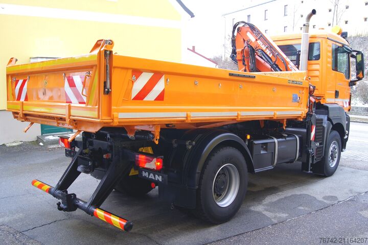 Trójstronna wywrotka MAN TGS 18.320 BL 4x4 / ATLAS 75.2 / MEILLER / Winterdienst