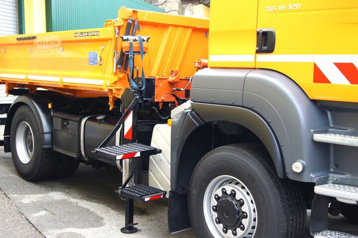 Trójstronna wywrotka MAN TGS 18.320 BL 4x4 / ATLAS 75.2 / MEILLER / Winterdienst