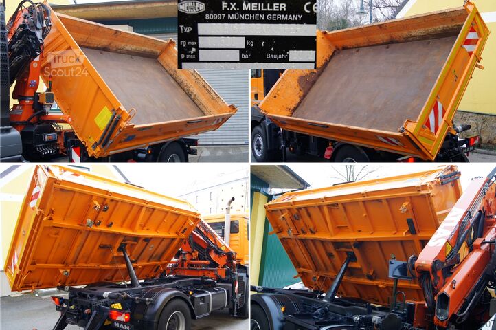 Trójstronna wywrotka MAN TGS 18.320 BL 4x4 / ATLAS 75.2 / MEILLER / Winterdienst