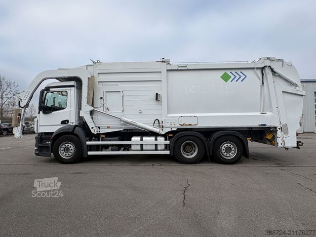 Popelářský vůz MERCEDES-BENZ Antos2536*Schmidt*Vorne Hecklada*E6a*Lenk*Klima*