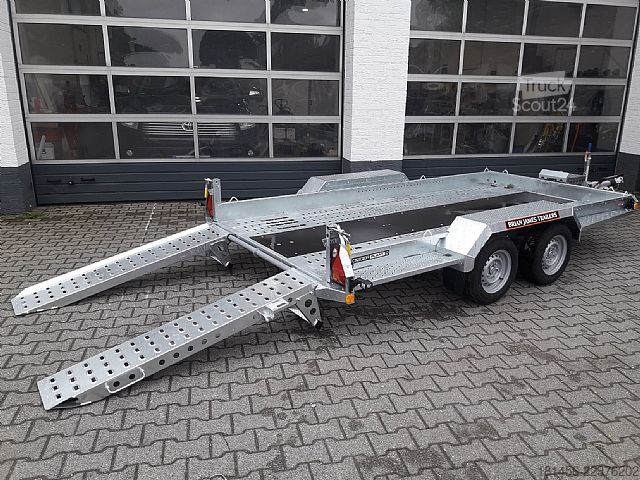 Construction trailers Brian James Trailers Digger Plant 370cm extralang 2770kg Nutzlast