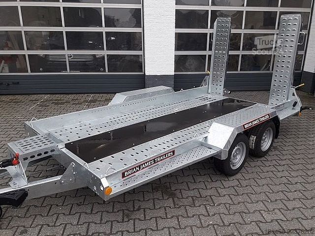 Construction trailers Brian James Trailers Digger Plant 370cm extralang 2770kg Nutzlast